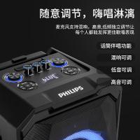 飞利浦(philips)SD617 广场舞音响蓝牙拉杆音箱家用卡拉ok派对K歌户外大功率低音炮可录音扩音器
