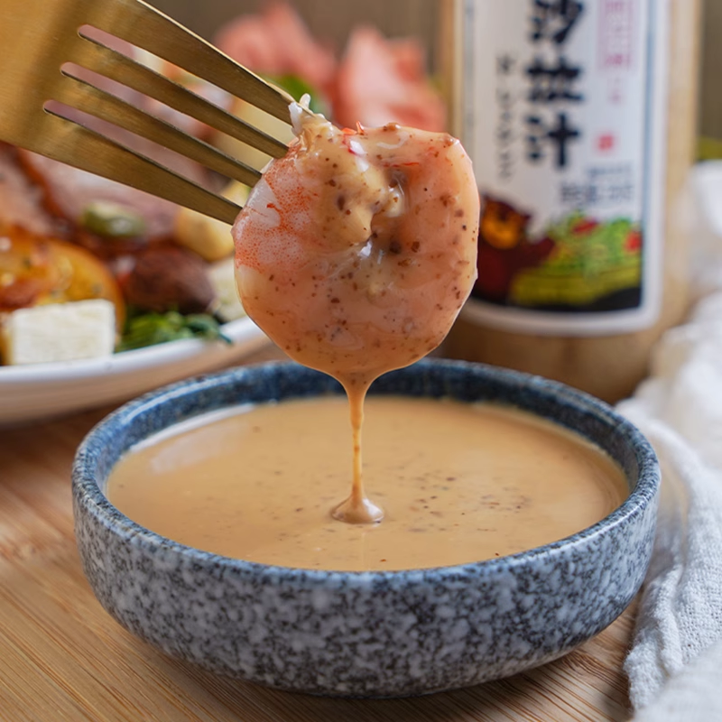 百利沙拉酱蔬菜水果专用轻食酱料千岛焙煎芝麻口味沙拉汁