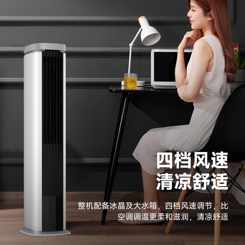 先锋(SINGFUN)[智能声控]家用空调扇冷风扇落地冷风机水冷塔扇卧室客厅立式冷气扇 FTH25AR高清大图