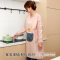 围裙女长袖防水防油家用厨房工作服罩衣大人做饭家务围腰