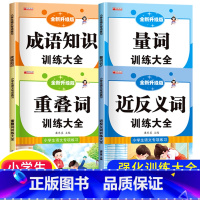 全套4册 小学生词语积累大全训练 小学通用 [正版]词语积累大全训练 二年级成语练习小学语文重叠词叠词量词aabb ab