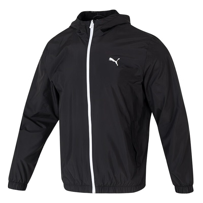彪马(PUMA)男装新款时尚休闲舒适上衣梭织夹克外套691345-01 ZP高清大图