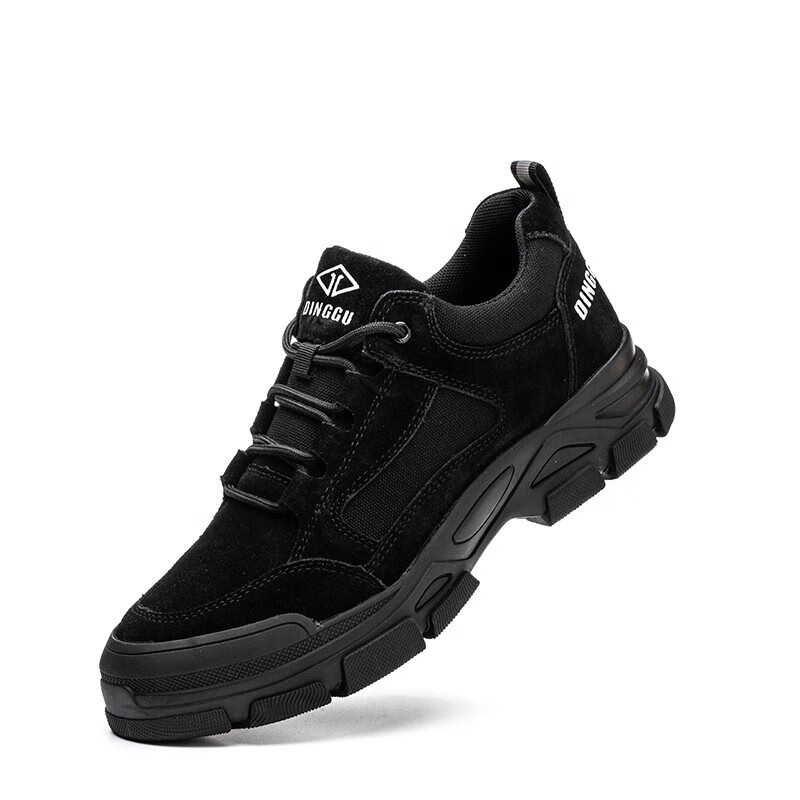 鼎固 F505heibu 防砸防刺穿6KV绝缘安全鞋 1双 黑色 38