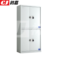初嘉(CJ) CJ4102408 保密柜文件柜钢制密码柜办公铁皮资料柜档案柜 常规通双节智能指纹锁