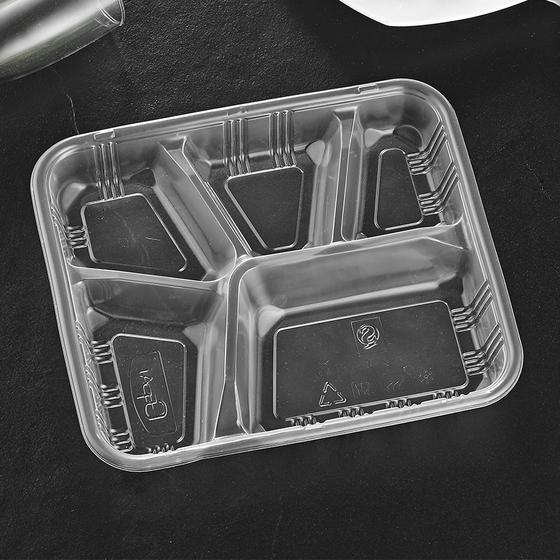 美威能 一次性饭盒五格 100套 14856/箱