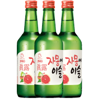 韩国进口 真露13°西柚烧酒 360ml/瓶