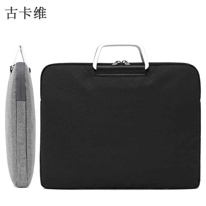 古卡维事务包会议文件资料包手提包(灰色)DXYZ566-1图片