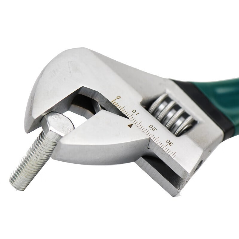 世达(SATA)工具沾塑欧式活动扳手 6“47249高清大图