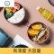 封后(FENGHOU)日式保温饭盒可微波炉加热上班族便当盒多层大容量学生便携餐盒 宝石红(双层)1600+保温袋[随
