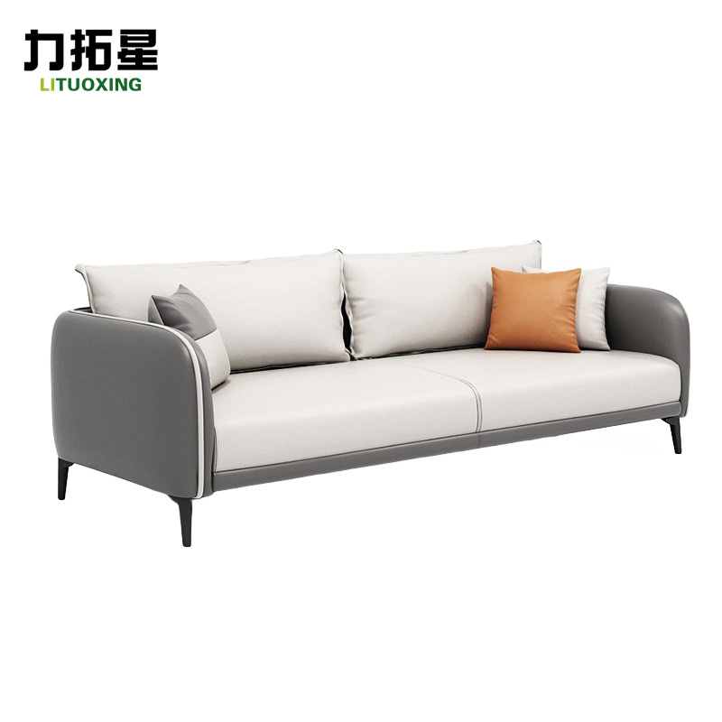 力拓星 商务接待沙发 洽谈沙发 三人 张高清大图