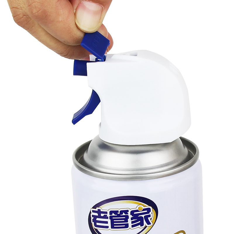 老管家空调清洗剂 家用挂机柜机免拆洗空调清洁剂500ml*2高清大图