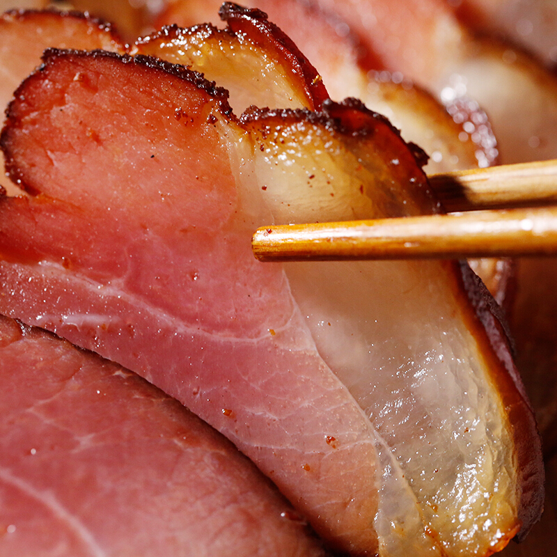 中华特色贵州馆国宇贵州特色苗岭土腊肠柴火烟熏熟食腊味土腊肉500g