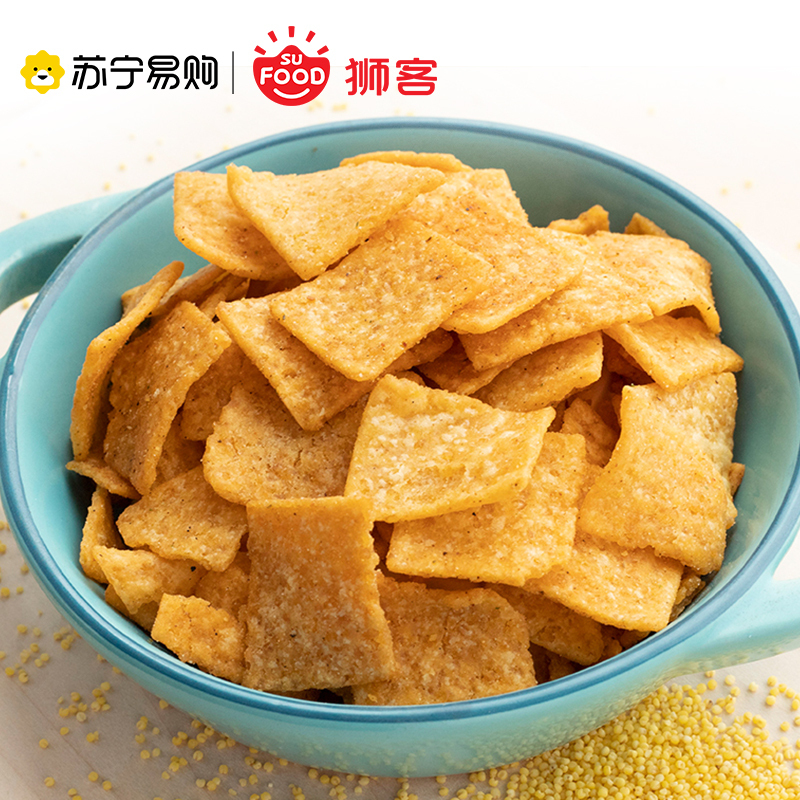狮客[苏宁自主品牌]小米锅巴(麻辣味)70g高清大图
