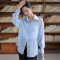 夏季长袖雪纺衬衫防晒衣服女2022年新款韩版宽松开衫薄外套ins潮