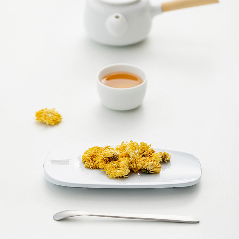 領藝 优选电子茶则茶勺茶匙茶拨茶荷茶针测量无量智能电子称重带克重量显示功夫茶具配件套装 无量茶则礼盒装