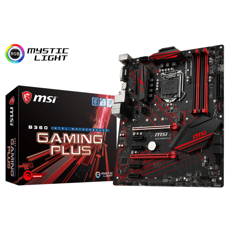 微星（MSI）B360 GAMING PLUS 电竞板主板（Intel B360/LGA 1151）