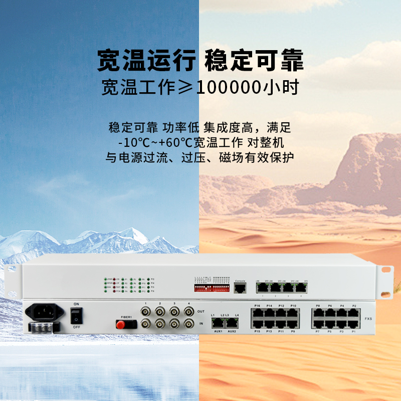 礼嘉/LIJIA 电话光端机 LJ-4E1-4P2EV-60KM
