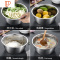 加厚不锈钢盆洗菜沥水篮家用厨房打蛋和面圆汤盆料理盆子碗食品用 国泰家和 食品用26+28+30送28漏盆洗菜篮