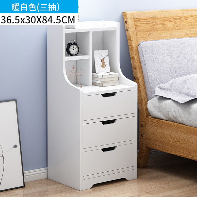 床头柜置物架ciaa简约现代卧室储物柜小型多功能经济型简易床边小柜子
