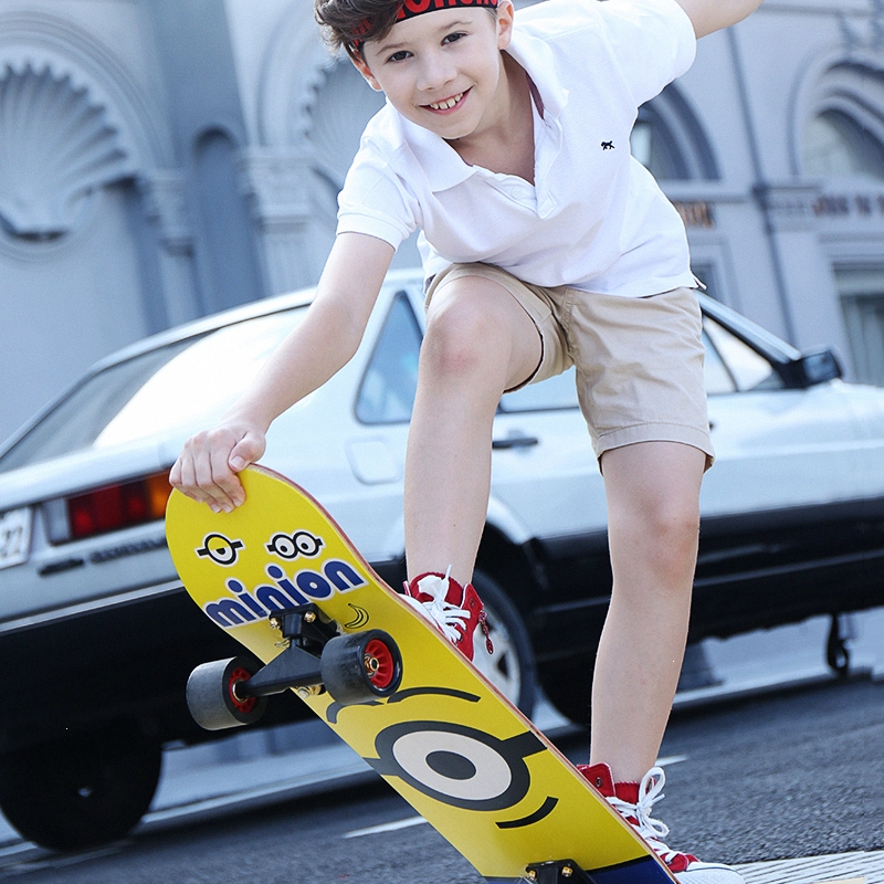 四轮滑板初学者儿童男孩女3612岁以上闪电客810男童大童14专业滑板车