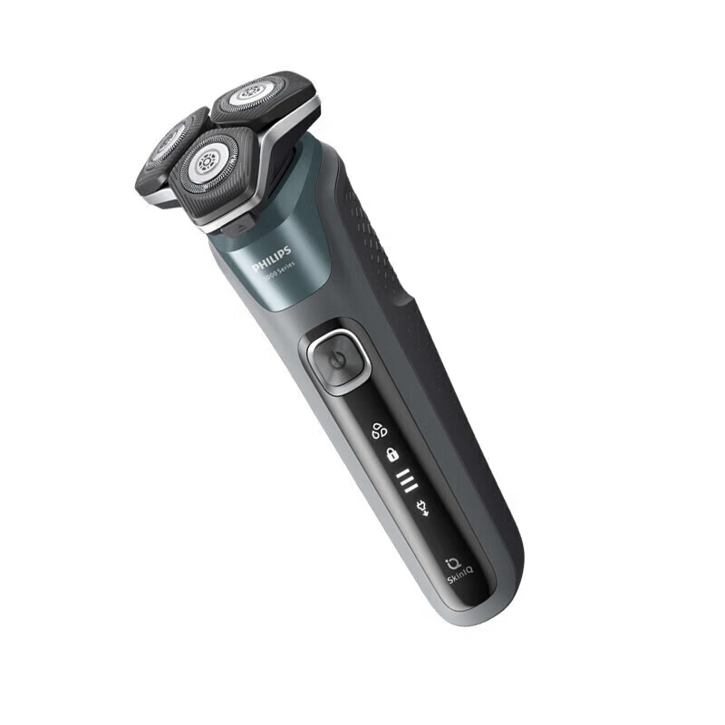 飞利浦(PHILIPS)电动剃须刀智能感应干湿双剃[蜂巢5系*双层刀片]旗舰烟灰蓝S5832/01高清大图