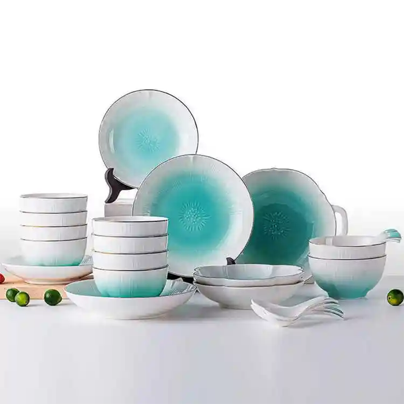 COSTA陶瓷餐具套装--花溢高清大图