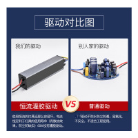 LED防眩球场灯篮球馆吊灯乒乓球场羽毛球场滑冰场专用无重影灯 100W 吊杆款-白光-147 货期1-2天 1盏