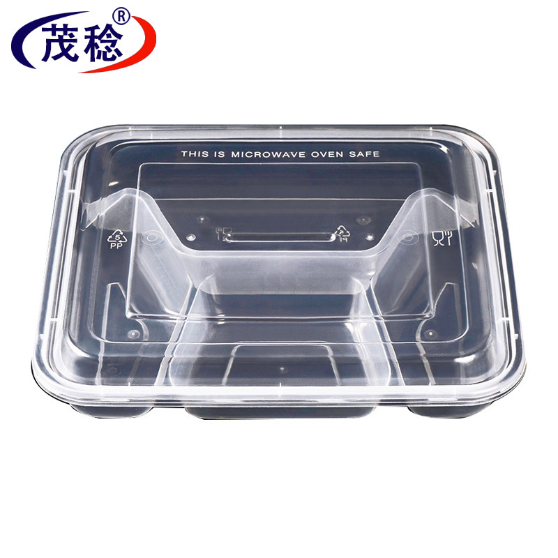 茂稔 快餐盒 一次性餐盒 单独打包盒 四格/箱高清大图
