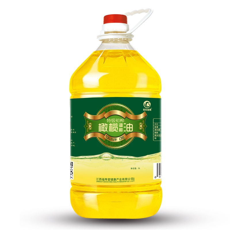 [彩生金康]特级初榨橄榄调和油 5L装 非转基因 高端食用油 压榨橄榄油 中国富硒产业基地种植 纯天然 无污染