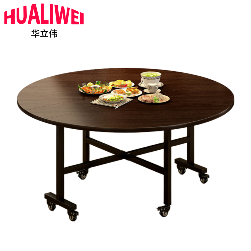 华立伟转盘折叠桌高清大图