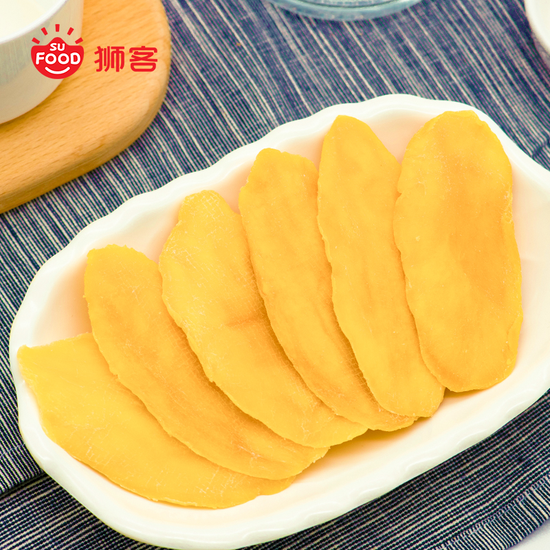 狮客[苏宁自主品牌]柬埔寨芒果干70g高清大图