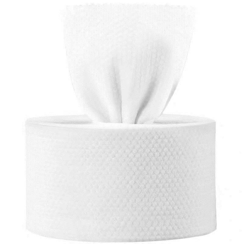 珍珠纹性纯棉擦脸巾干湿两用加厚棉柔容卸妆棉洁面洗脸巾|薄膜装150g(无包装袋)2卷图片