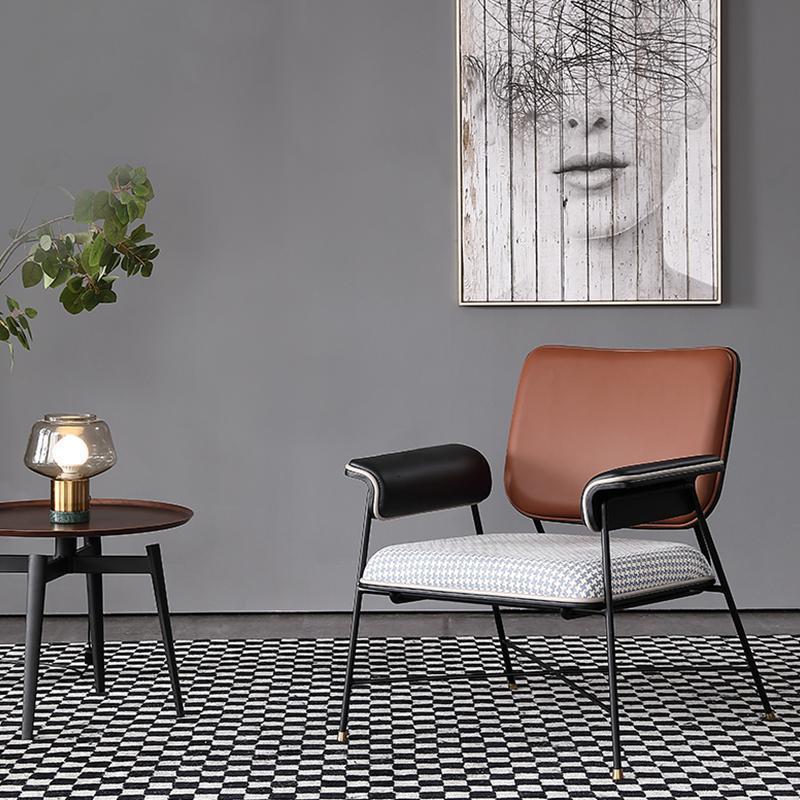 森美人设计师风小圆几 北欧小边几 休闲沙发休闲椅边几小床头柜圆形茶几 古铜色边几