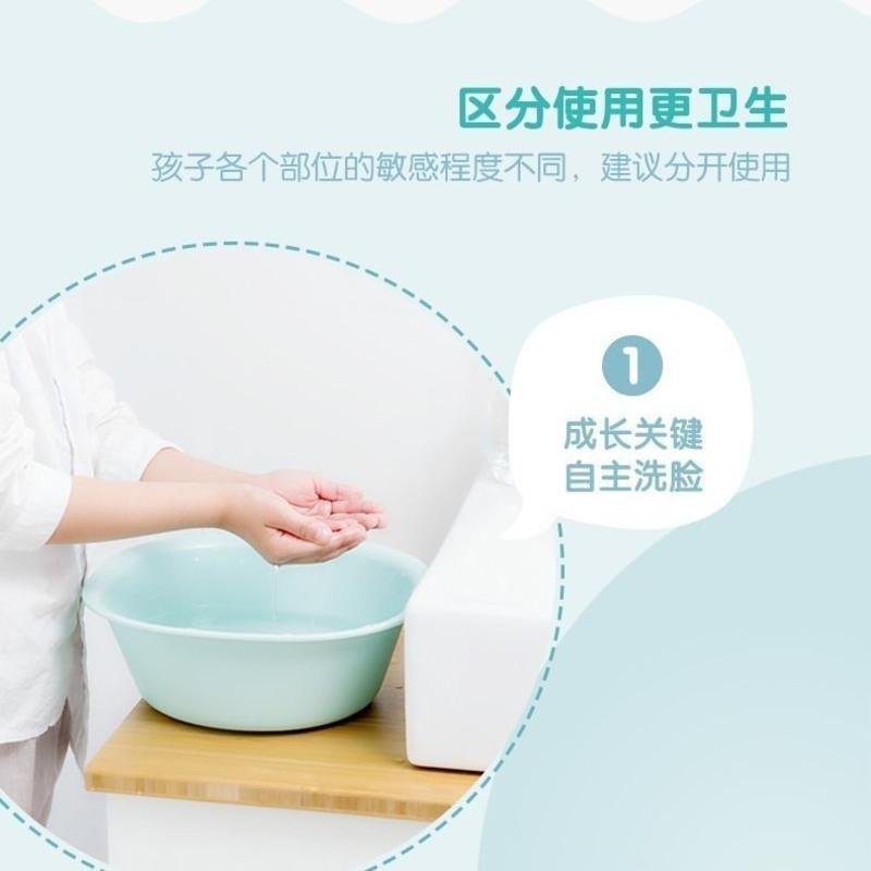 茶花脸盆家用洗私处屁屁内裤塑料盆子小宿舍用学生可爱少女洗脸盆 浅绿[抗菌款] [方盆]小号 1只装