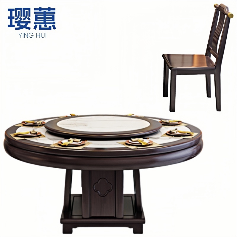 璎蕙 桌椅130*130*75cm 套高清大图