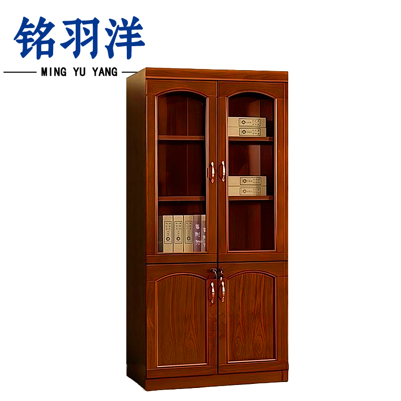 铭羽洋落地书柜800*400*2000mm台高清大图