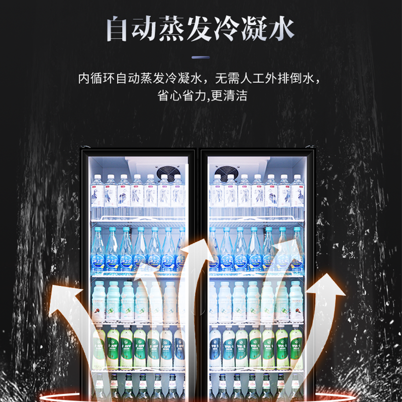 澳柯玛(AUCMA)LSC-609DW澳柯玛风冷无霜冷藏展示柜商用冰箱超市保鲜柜冰柜酒吧饮料啤酒柜高清大图