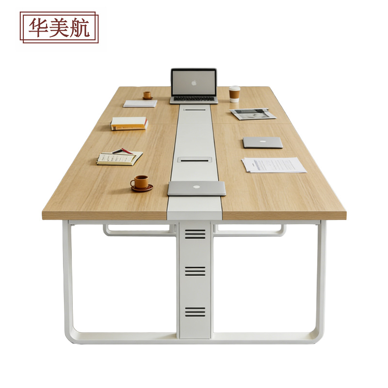 华美航 会议桌 2.8*1.2*0.75米 张高清大图