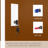 富路达 咖啡更衣柜员工储物柜带锁铁皮柜家用铁皮衣柜浴室健身房存包柜鞋柜