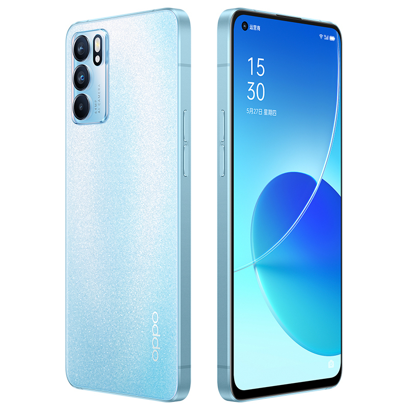 苏宁二手 95新 oppo reno6 夏日晴海 12 256gb 全网通5g 二手手机oppo