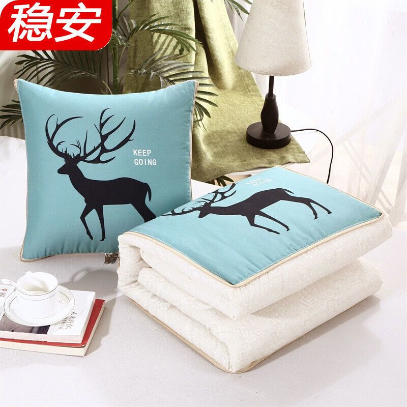 汽车抱枕车用抱枕睡觉多功能车上靠垫可爱女生被子车载两用空调被