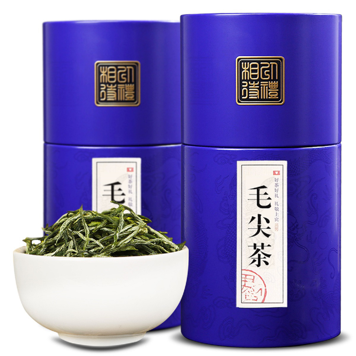 毛尖茶2021明前新茶嫩芽茶叶浓香型绿茶散装罐装500g高清大图