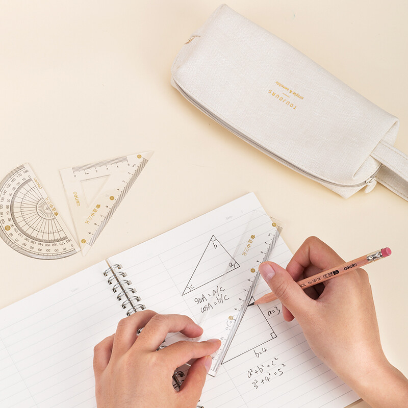 得力(deli) 71950考试套尺(金色)高清大图