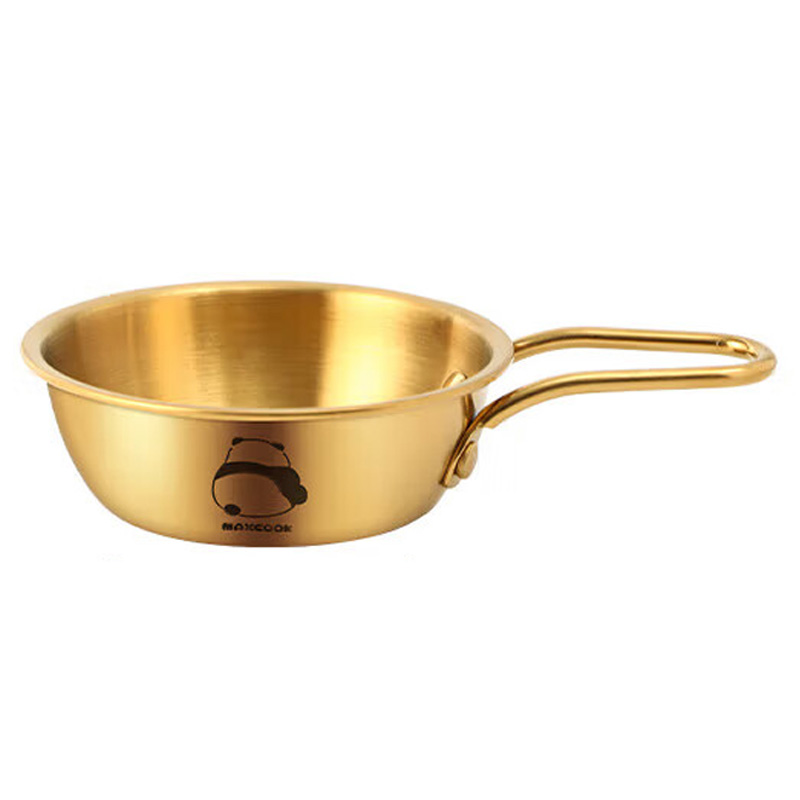 MAXCOOK美厨碗10.5cm韩式把手金色MCWA8388