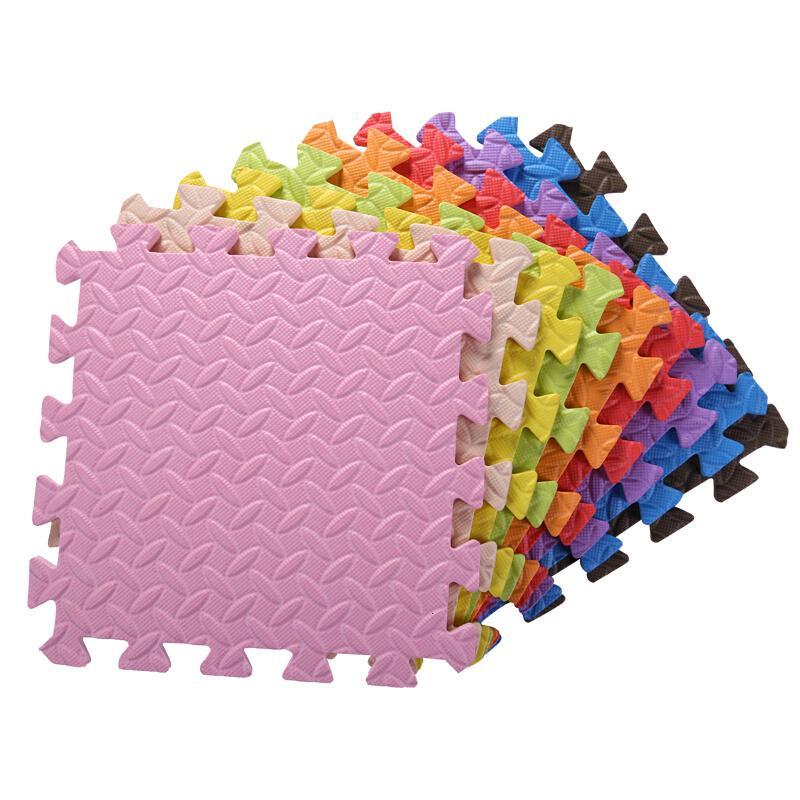 星期八泡沫地垫卧室儿童60爬行垫家用拼图地板垫加厚拼接爬爬垫30 粉