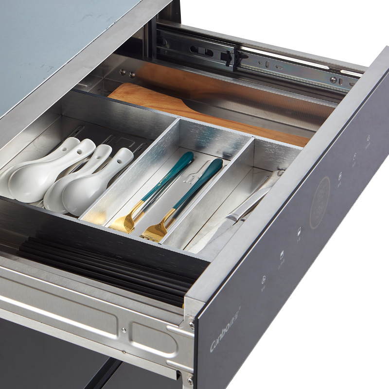 康宝消毒柜 200升极大容量 全嵌半嵌 三门五层 动态消毒提醒 304不锈钢层架 智能AI全自动消毒XDZ200-Y12高清大图