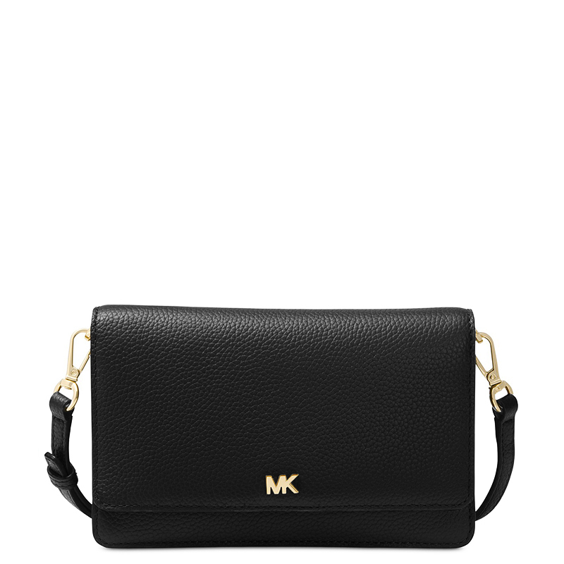 [直营]迈克·科尔斯(MICHAEL KORS)Phone Crossbody MK 牛皮女包搭扣单肩包斜挎包手机包