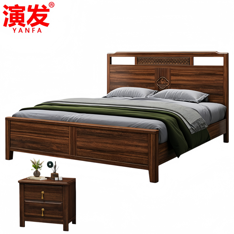 实木床张高清大图