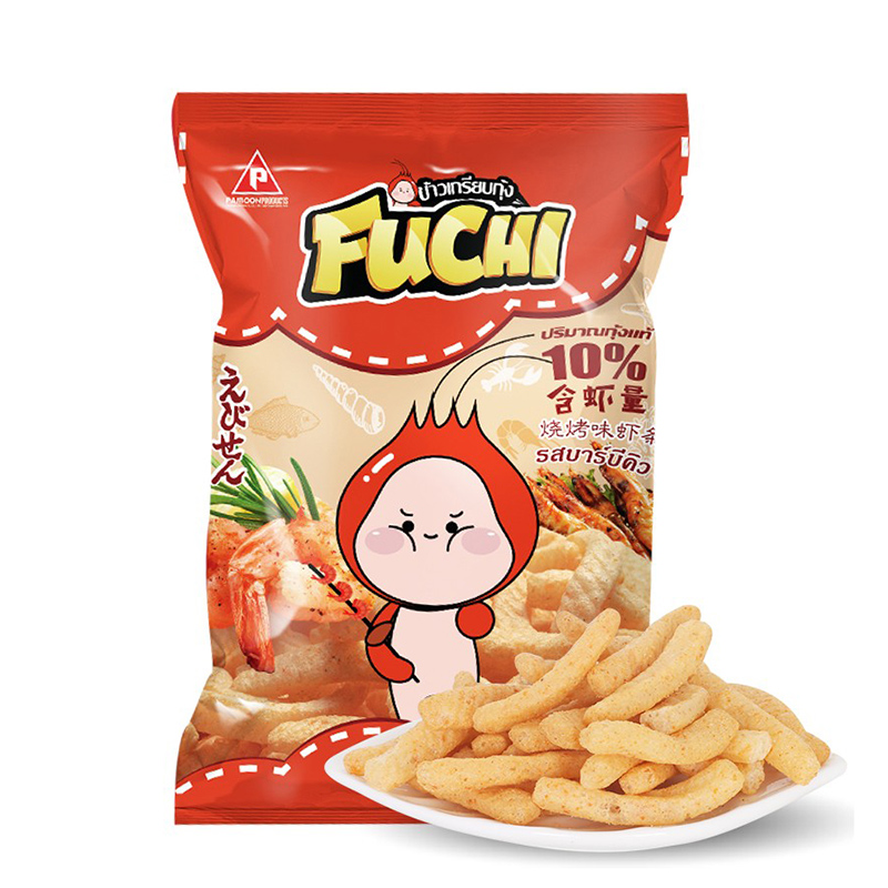 富吃烧烤味虾条100g*3袋
