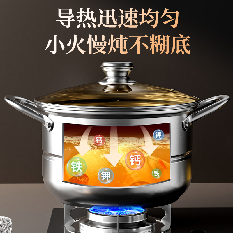 金嫂子(KSISE) 多功能汤蒸锅28cm KGT2404728ZG高清大图